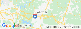 Cookeville map